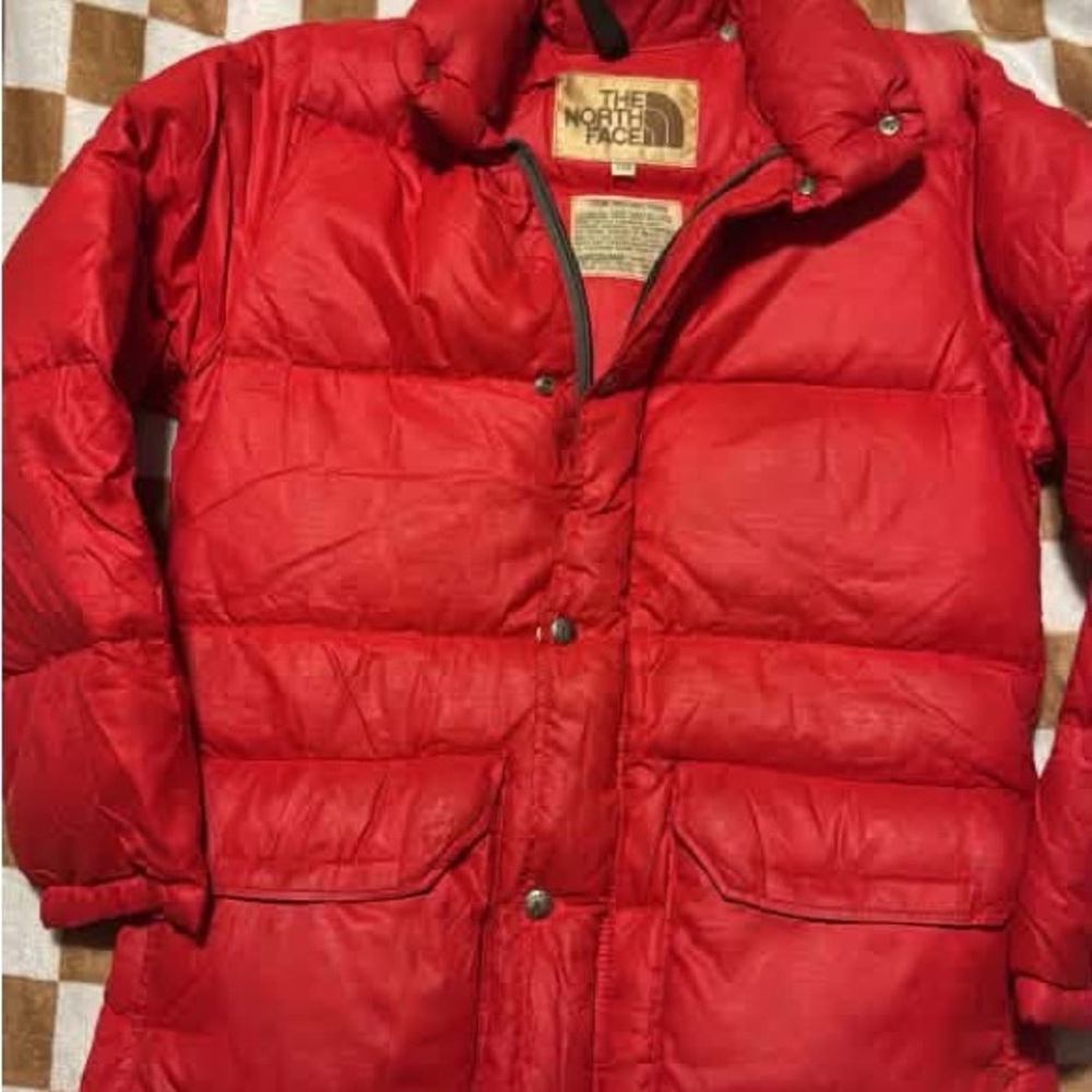 Vintage North Face Women’s Red Puffer Coat